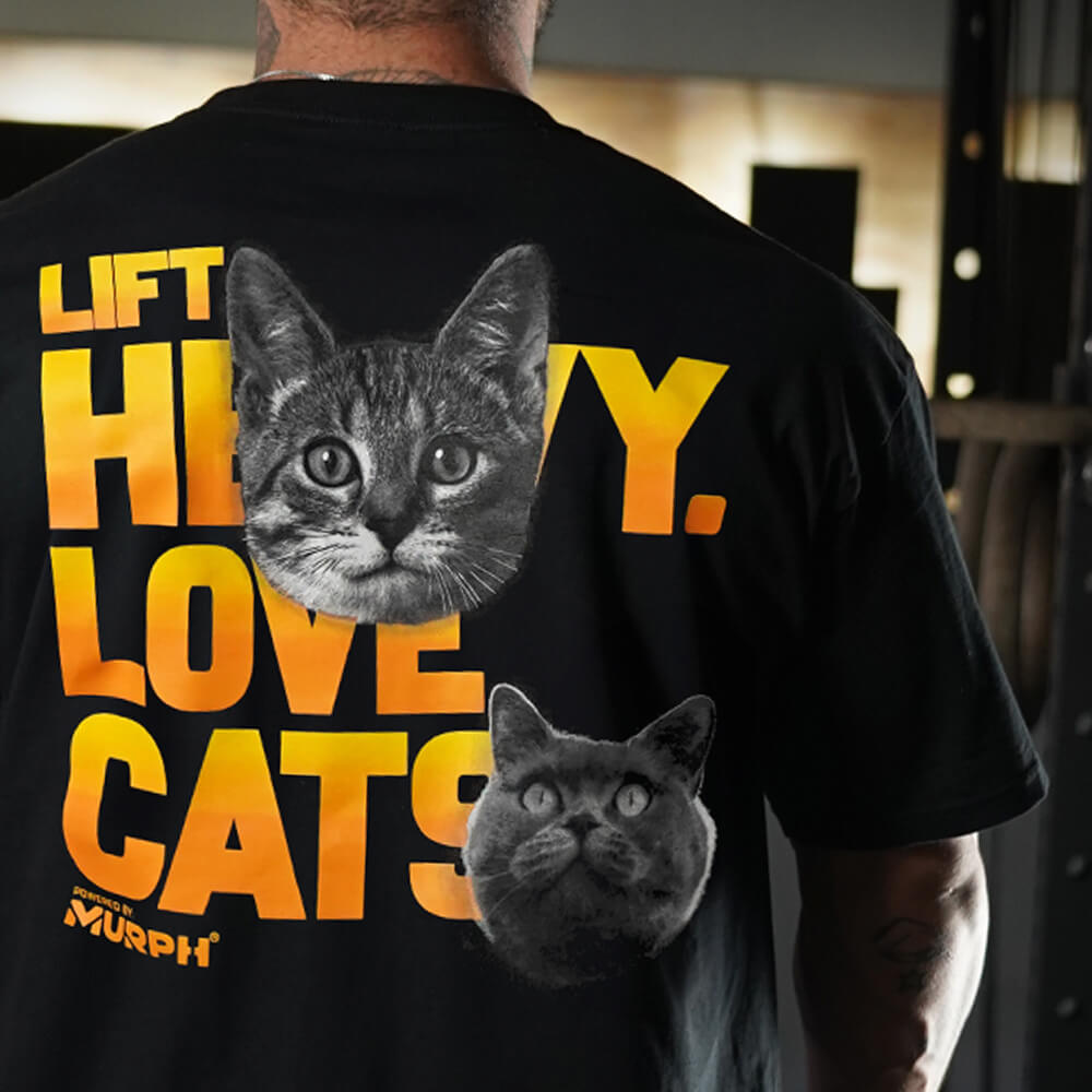 Polera Oversize Lift and Cats - Negro