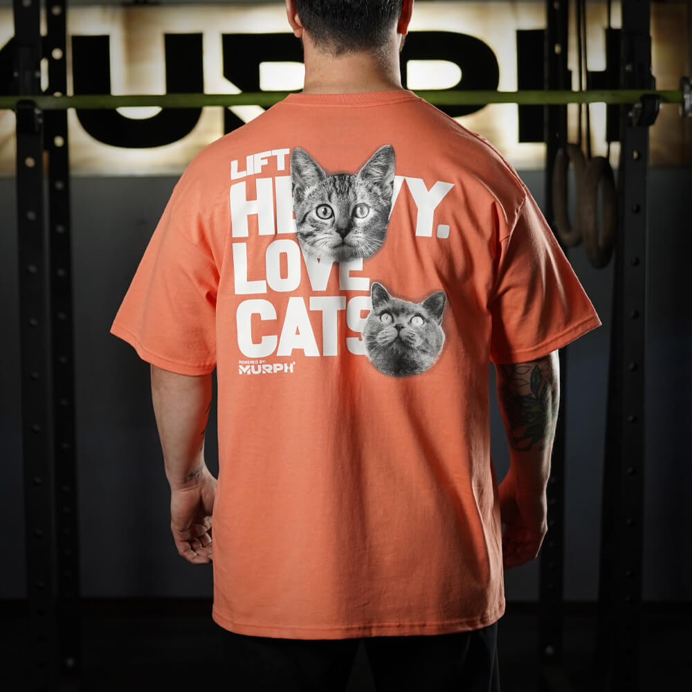 Polera Oversize Lift and Cats - Salmón