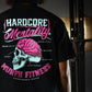 Polera Oversize Hardcore Mentality - Negro