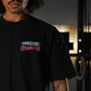 Polera Oversize Hardcore Mentality - Negro