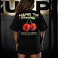 Polera Oversize HARD TO RESIST - Negro