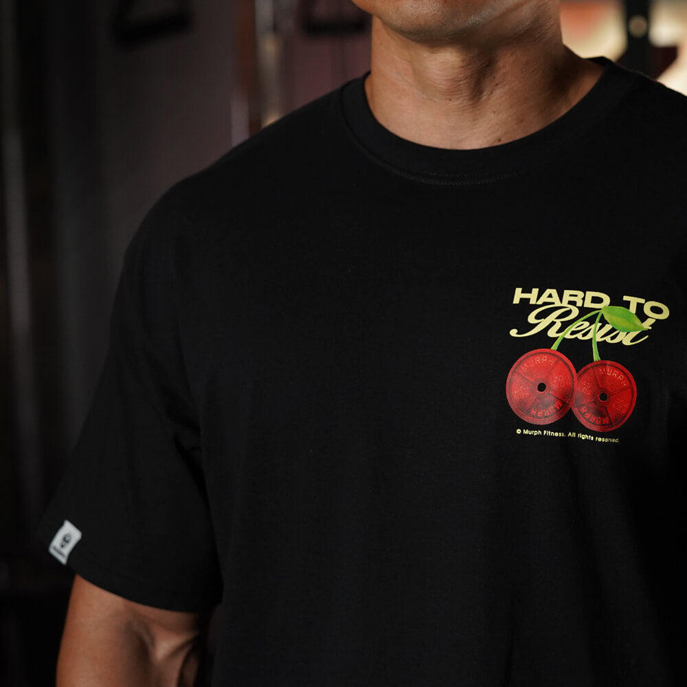 Polera Oversize HARD TO RESIST - Negro