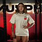 Polera Oversize HARD TO RESIST - Sweet cream