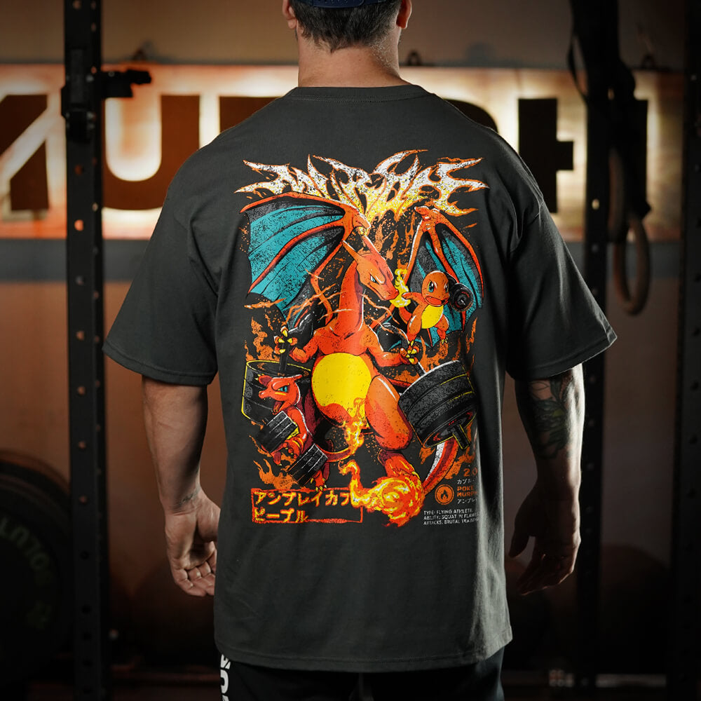 Polera Oversize ChariHard 2.0 - Gris Charcoal