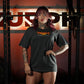 Polera Oversize ChariHard 2.0 - Gris Charcoal