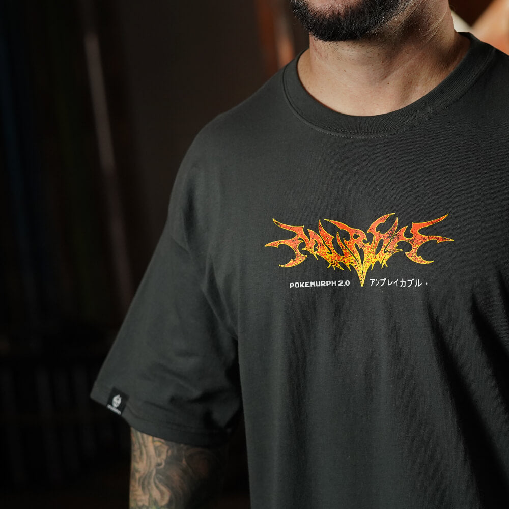 Polera Oversize ChariHard 2.0 - Gris Charcoal