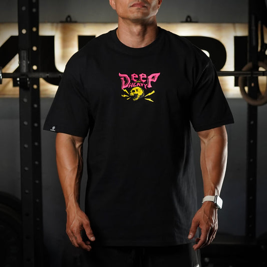 Polera Oversize Deep and Heavy - Negro