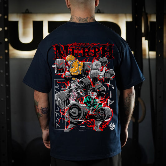 Polera Oversize KIMETSU NO MURPH - Navy Blue