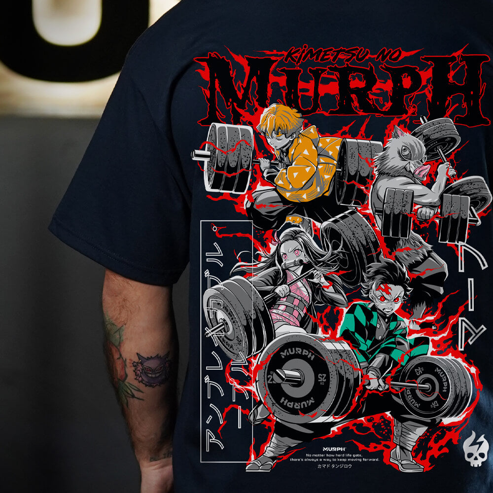 Polera Oversize KIMETSU NO MURPH - Navy Blue