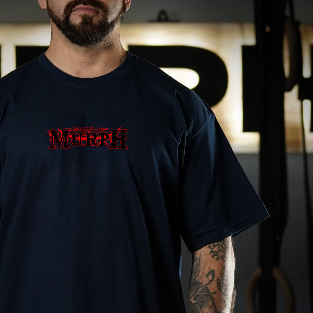 Polera Oversize KIMETSU NO MURPH - Navy Blue