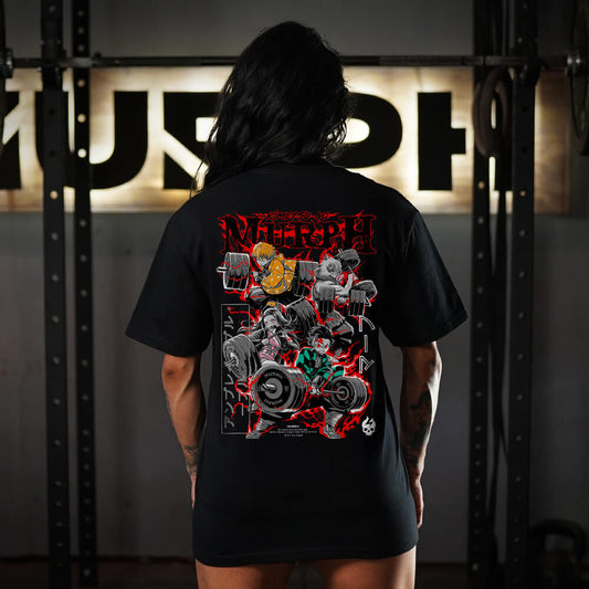 Polera Oversize KIMETSU NO MURPH - Negro