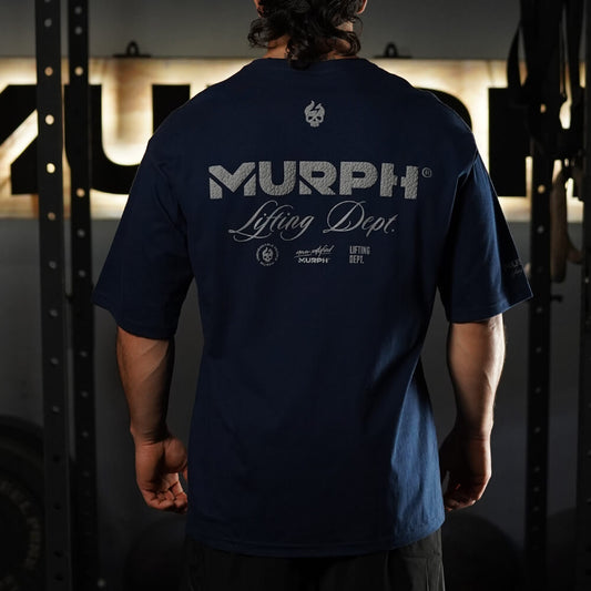 Polera Oversize Premium Lifting Dept - Navy Blue