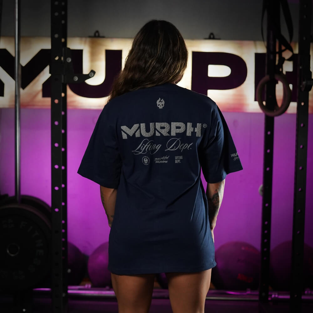 Polera Oversize Premium Lifting Dept - Navy Blue