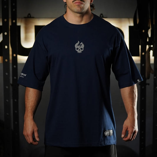 Polera Oversize Premium Lifting Dept - Navy Blue