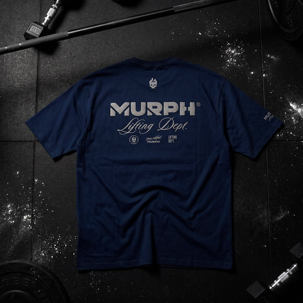 Polera Oversize Premium Lifting Dept - Navy Blue