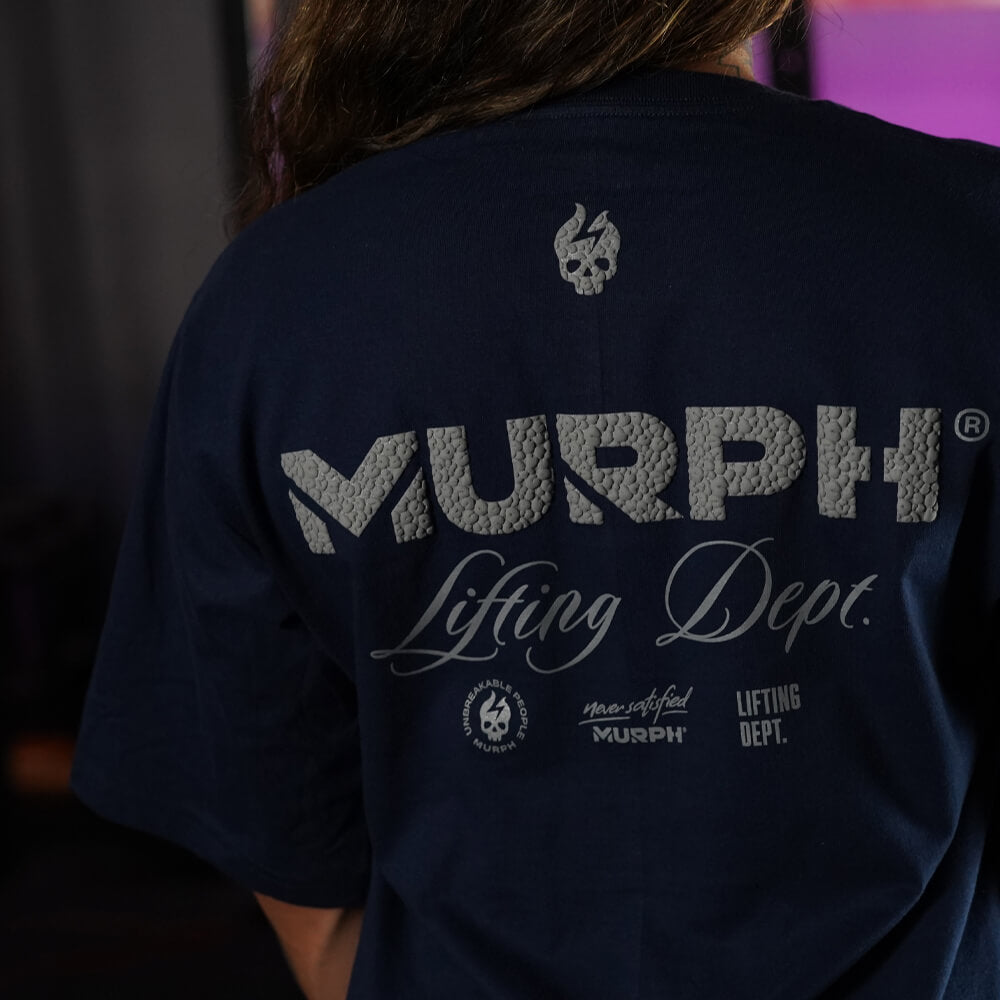 Polera Oversize Premium Lifting Dept - Navy Blue