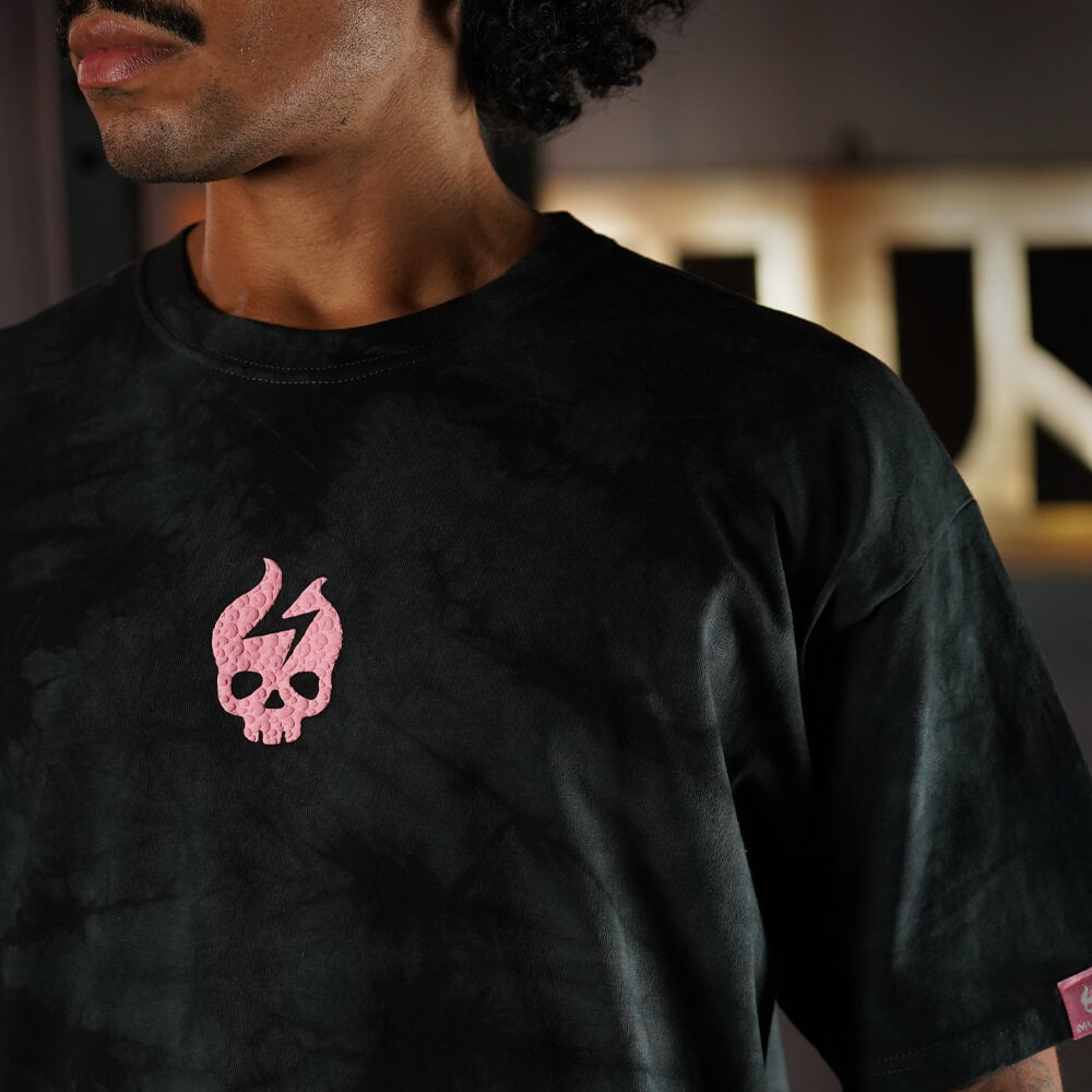 Polera Oversize Lifting Dept - Black Storm