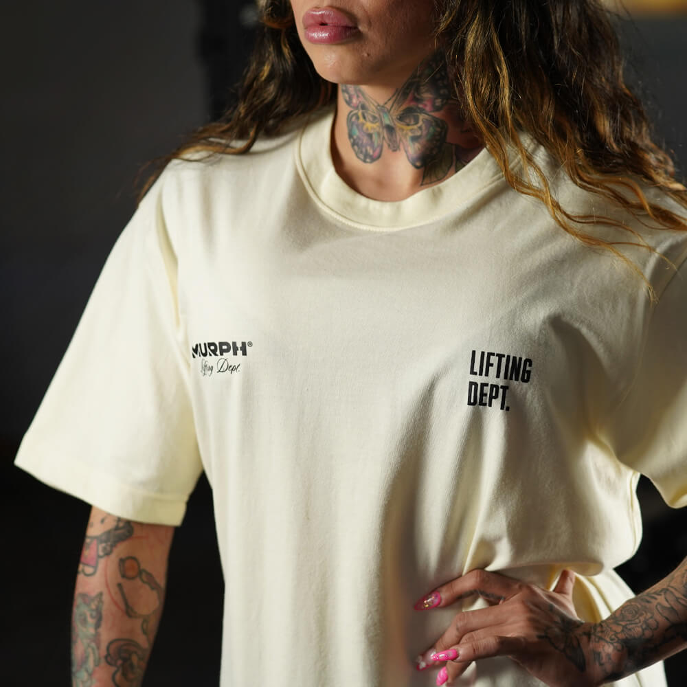 Polera Oversize Premium Lifting Dept - Sweet Cream