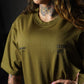 Polera Oversize Premium Lifting Dept - Tactical Green