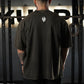 Polera Oversize Premium Discipline Beats Talent - Acid Black