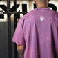 Polera Oversize Premium Discipline Beats Talent - Acid Purple