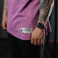 Polera Oversize Premium Discipline Beats Talent - Acid Purple