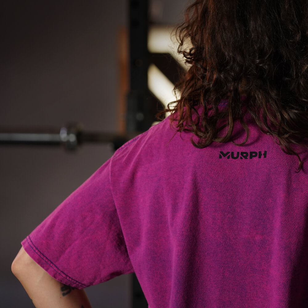 Polera Oversize Premium - Acid Grape