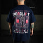 Polera Oversize Geometric DeadLift - Navy blue