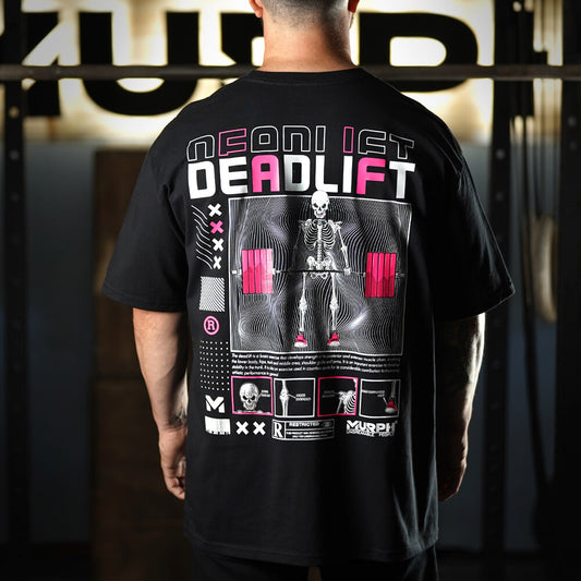 Polera Oversize Geometric DeadLift - Negro