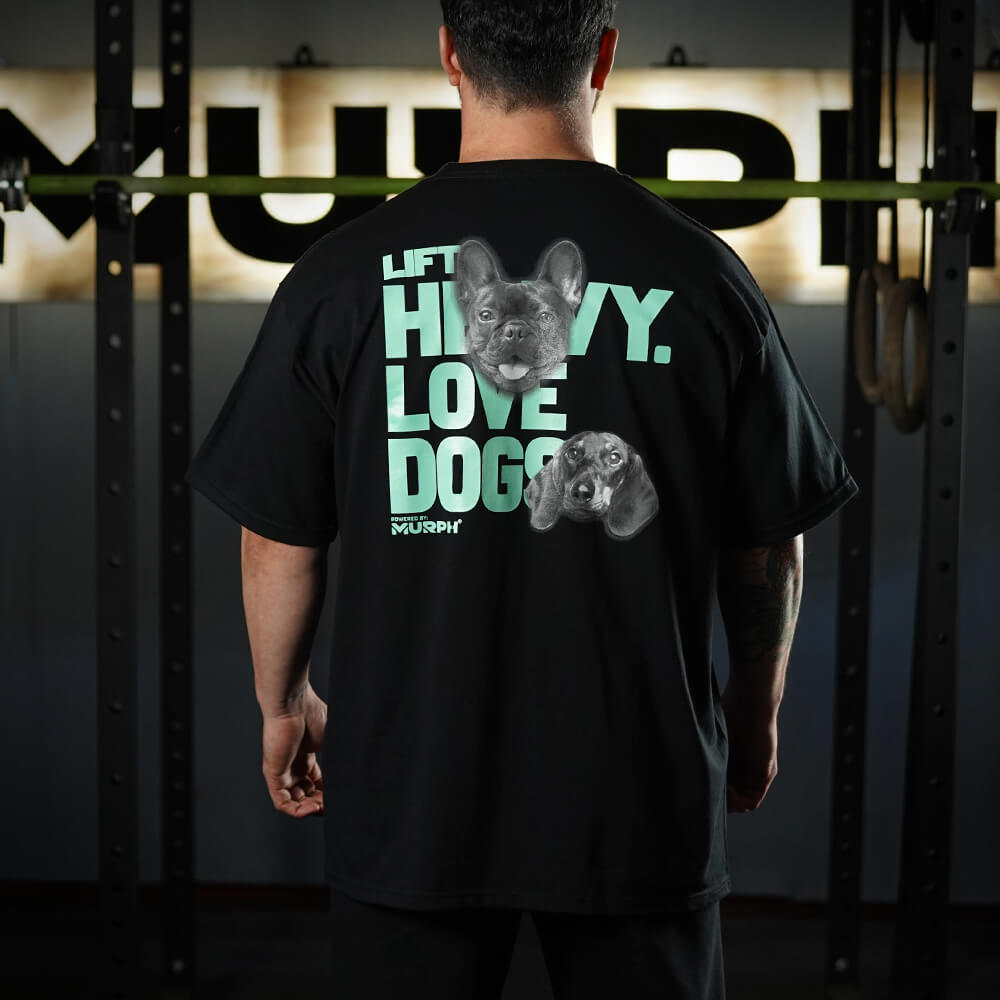 Polera Oversize Lift and Dogs - Negro