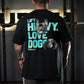 Polera Oversize Lift and Dogs - Negro