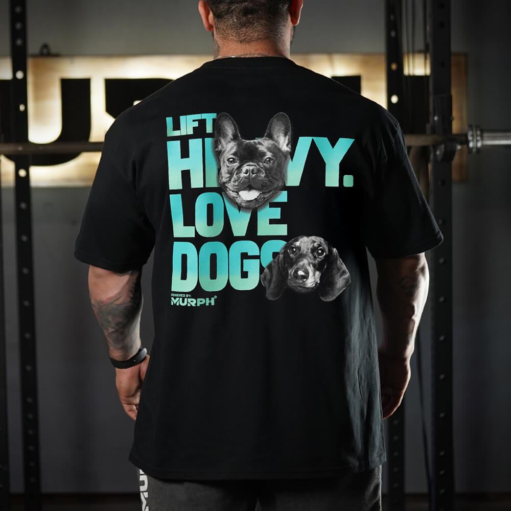 Polera Oversize Lift and Dogs - Negro