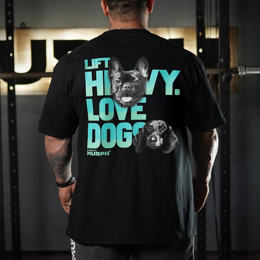 Polera Oversize Lift and Dogs - Negro
