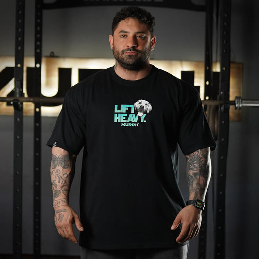 Polera Oversize Lift and Dogs - Negro