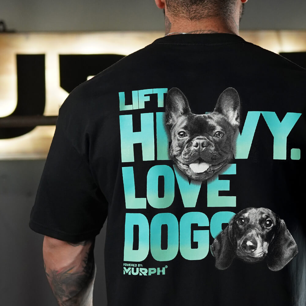 Polera Oversize Lift and Dogs - Negro