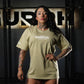 Polera Oversize Essential - Nut White