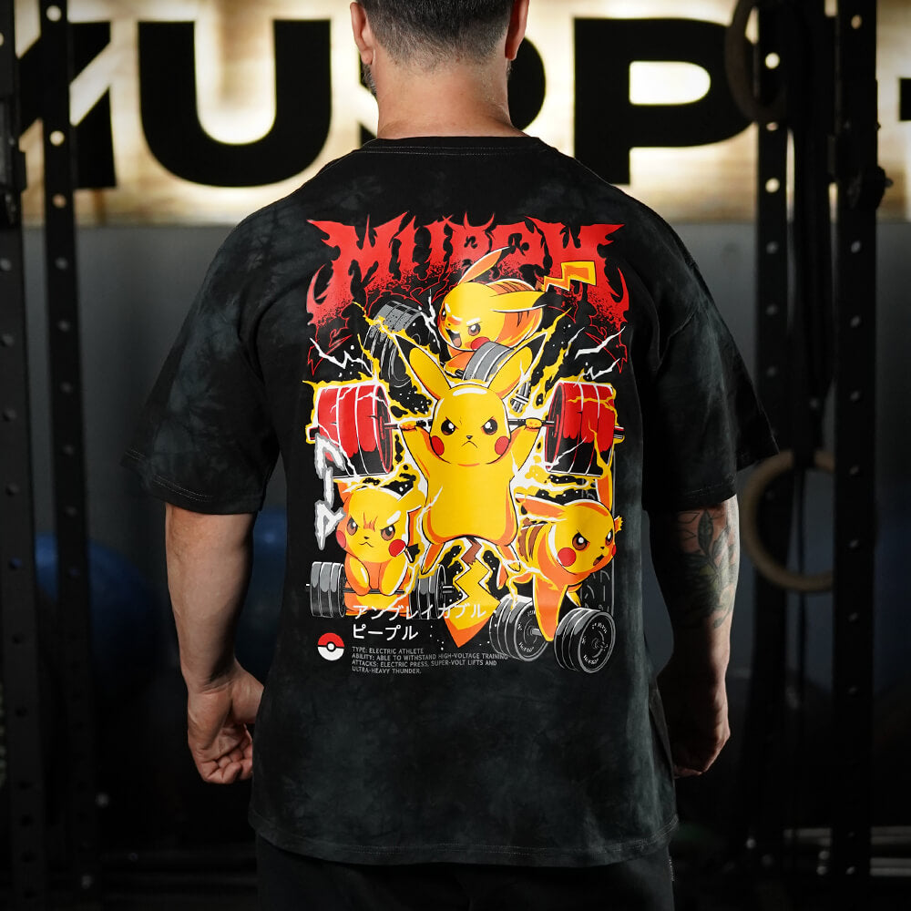 Polera Oversize FITACHU - Black Storm