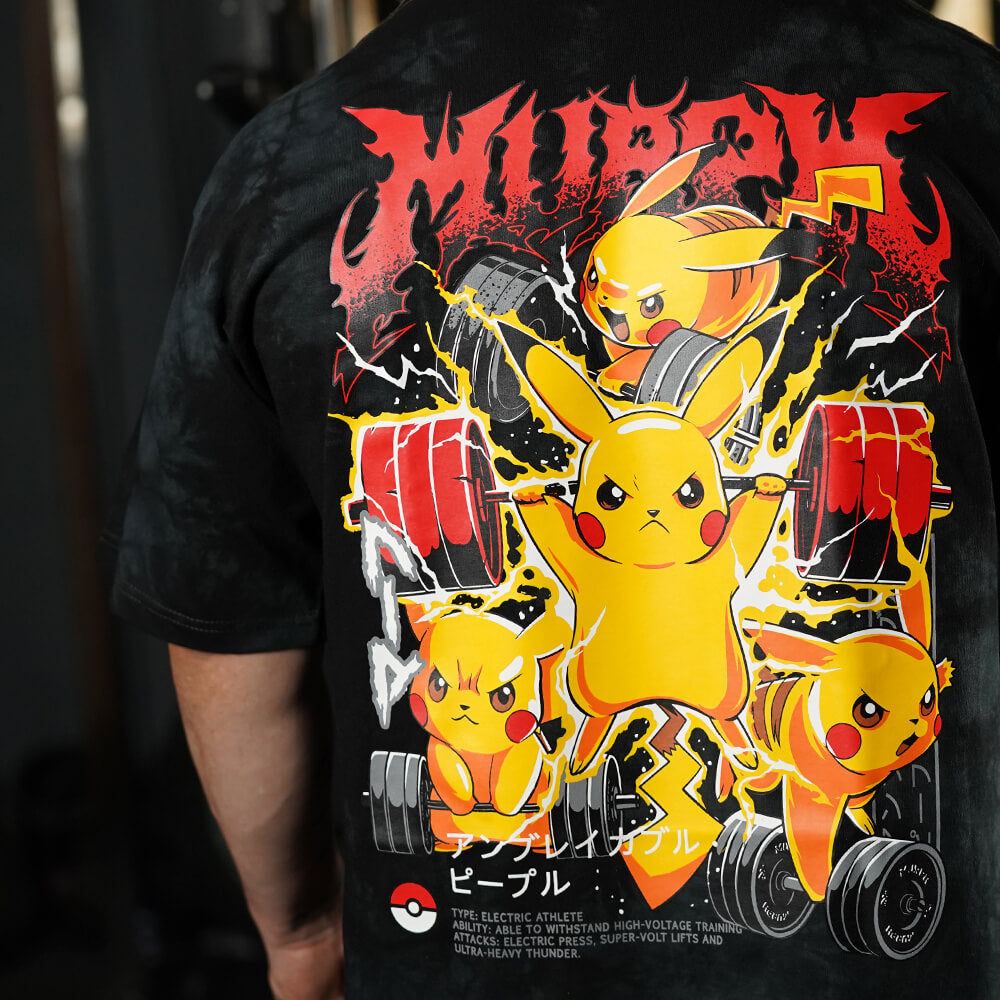 Polera Oversize FITACHU - Black Storm