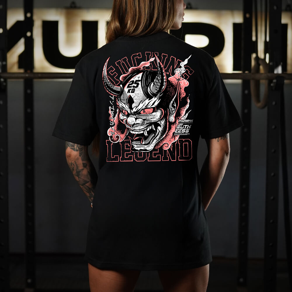 Polera Oversize PRO Fucking Legend - Negro