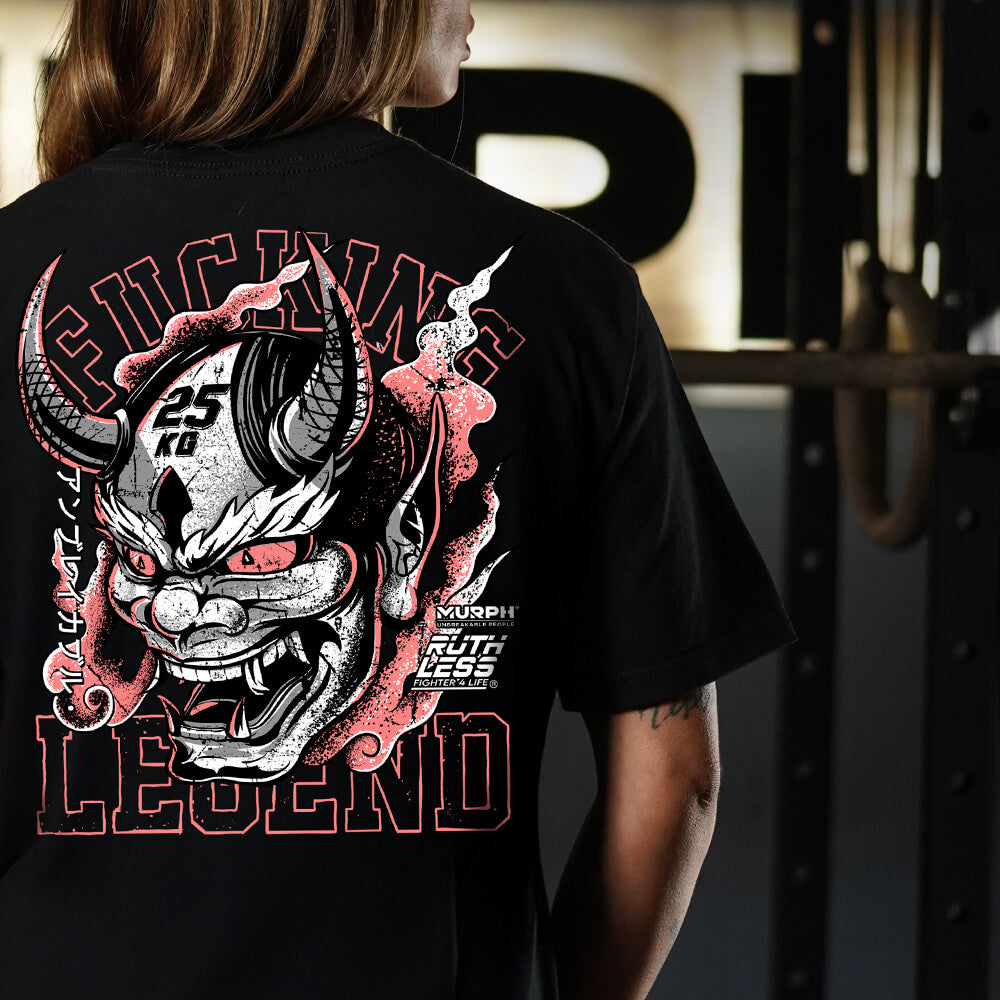 Polera Oversize PRO Fucking Legend - Negro