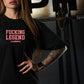 Polera Oversize PRO Fucking Legend - Negro