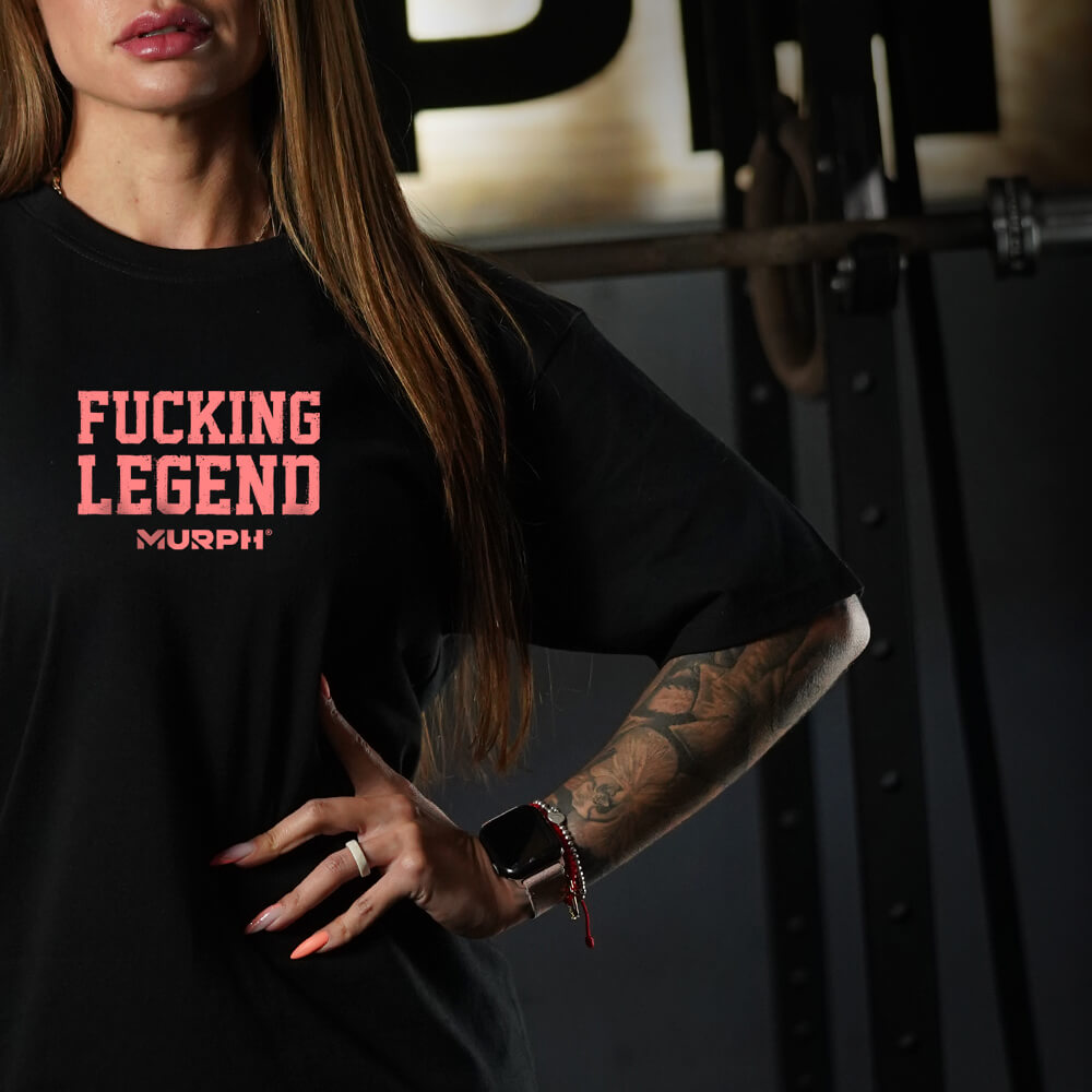 Polera Oversize PRO Fucking Legend - Negro