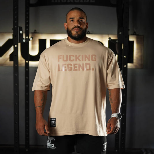 Polera Oversize Premium Fucking Legend - Nut