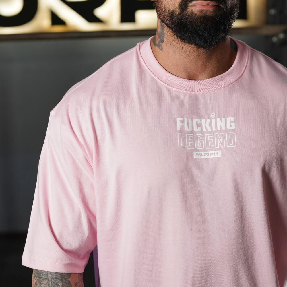 Polera Oversize Premium Fucking Legend - Pink