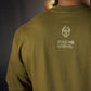 Polera Oversize Premium Fucking Legend - Tactical Green
