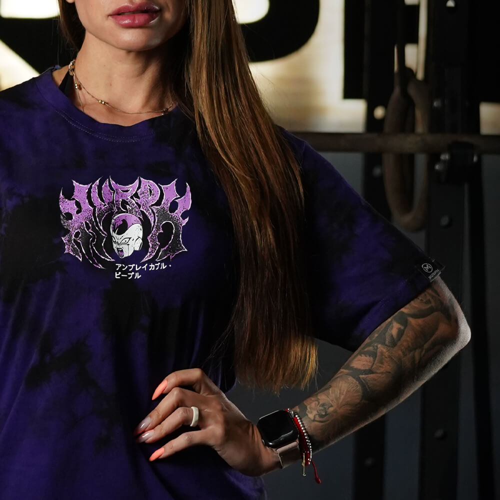 Polera Oversize CRUELTY - Purple Storm