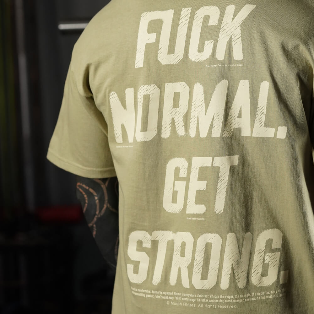 Polera Oversize FUCK NORMAL - Nut