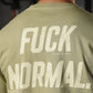 Polera Oversize FUCK NORMAL - Nut