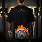Polera Oversize BORN IN FIRE - Negro
