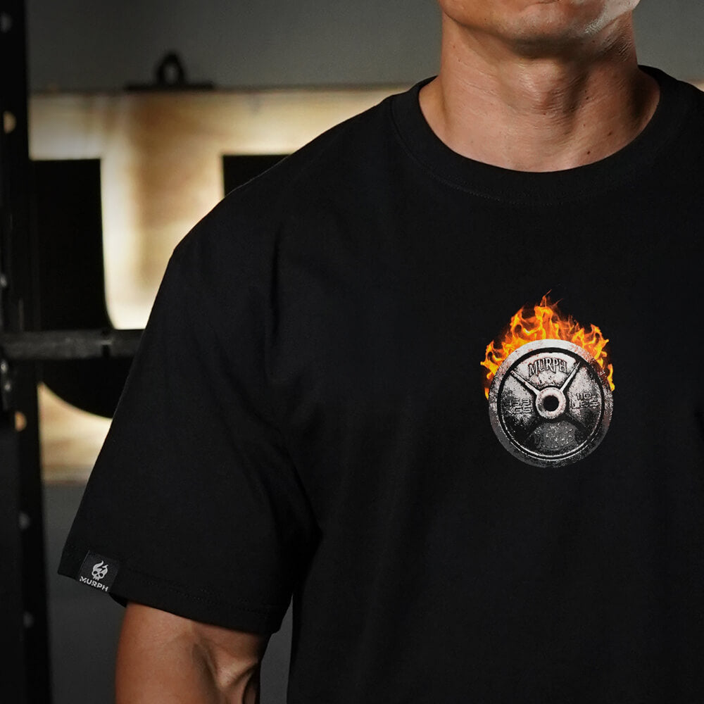 Polera Oversize BORN IN FIRE - Negro